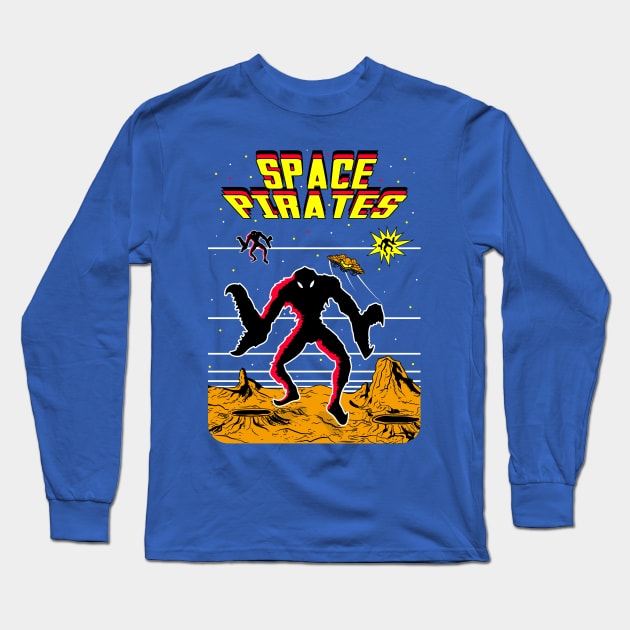 SPACE PIRATES Long Sleeve T-Shirt by MRCLV